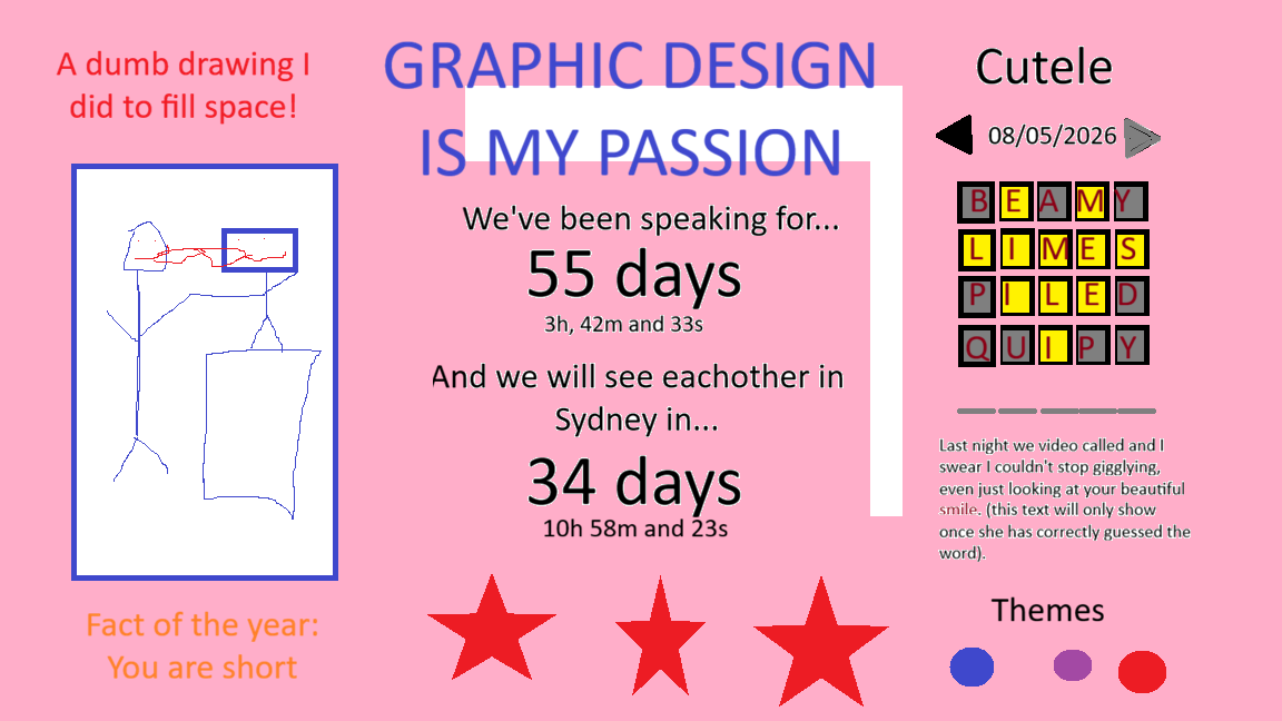 This is the original plan for the website!